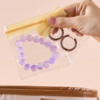 Colorful Transparent PVC Top Seal Zip Lock Bags 4x6 to 8x12cm 100pcs 2