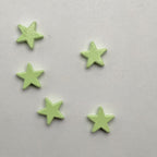 Star Metal Beads 10mm Smooth Painted Pastel Colors 20pcs 6