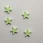 Star Metal Beads 10mm Smooth Painted Pastel Colors 20pcs 6