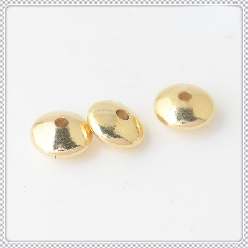 Brass UFO Spacer Beads 4-8mm Smooth Finish 100pcs 6