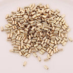 Smooth Tube Acrylic Beads 6mm Chic Gold Rose Silver 200pcs 2