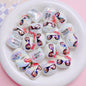 UV Plating Hello Kitty Acrylic Beads 20x22.5x17mm Glossy 5pcs 11
