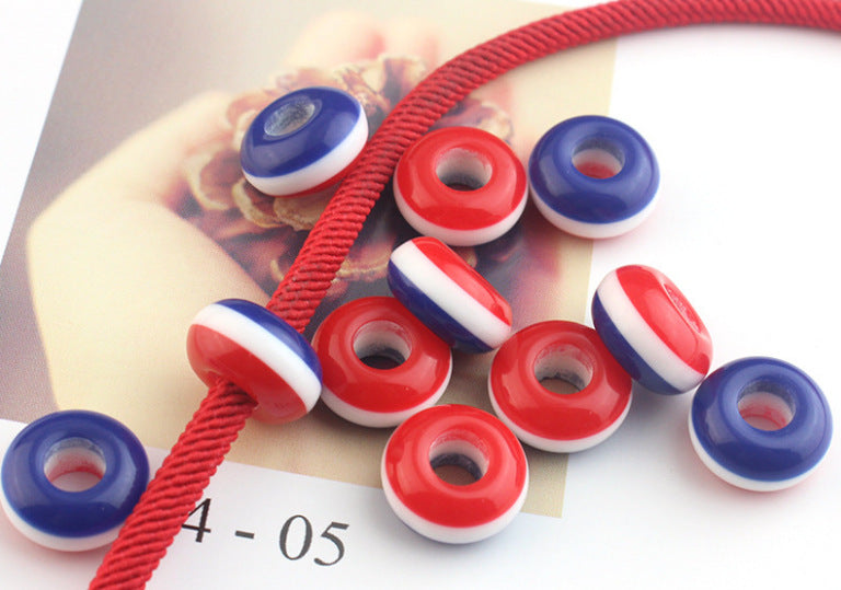 Resin Donut Spacer Beads 14mm Colorful 500pcs 15