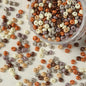 Vintage Maillard Seed Glass Beads Earth Tone Smooth Texture 4