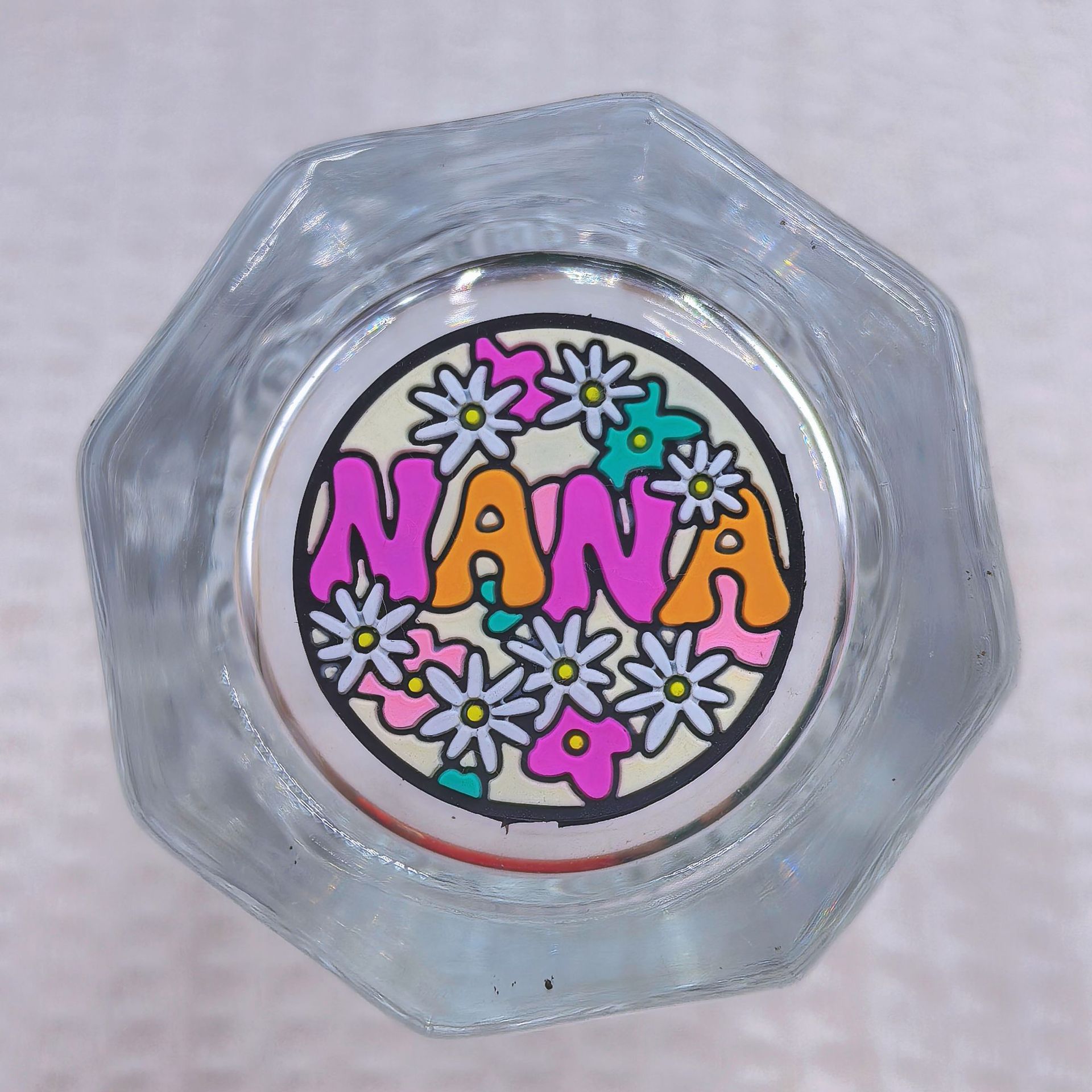 Silicone Focal Beads NA Garden Flower Round Design 20pcs 6