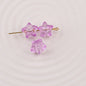 Frosted Small Star Acrylic Beads 11mm Transparent Jelly Color 50pcs 3