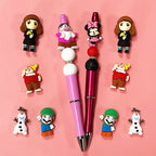 Silicone 3D Focal Beads Mario Dwarfs Miniature Character Set 20pcs 2