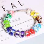 Resin Floral Spacer Beads 14mm Candy Color 50pcs 2