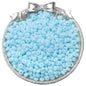 Frosted Abacus Glass Beads 3x6mm Pastel Matte Finish 70pcs 10