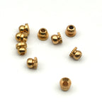 Brass Flower Spacer Beads 4mm Bed Shaped 100pcs 3