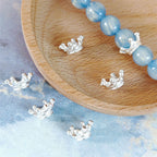 Alloy Crown Bead Caps Large Hole 9mm 14mm 50pcs 2