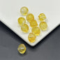 Small Walnut Shape Transparent Glass Beads 12mm Translucent Blue 100pcs 10