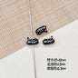 Baking Painted Magic Book Cloud Metal Beads 16mm Cute Pastel 10pcs 23