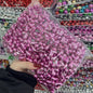 UV Plating Heart Acrylic Beads 22mm Metallic Colorful 20pcs 14
