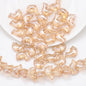 Plating 3D Dolphin Glass Beads 11x16mm Iridescent Colors 30pcs 17