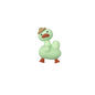 Silicone 3D Focal Beads Duck Macaroon Color Wearing Hat 20pcs 12