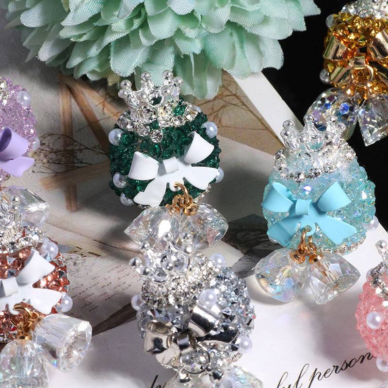Embellished Bubblegum Beads 24mm Sugar Bow Decorative 5pcs 2