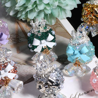 Embellished Bubblegum Beads 24mm Sugar Bow Decorative 5pcs 2