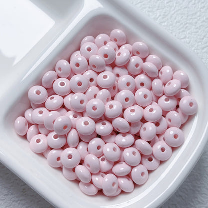 Acrylic Spacer Beads 8mm Colorful Baking Painted 30pcs 3