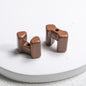 Square Acrylic Beads 14mm Building Block Part Mixed Colors 30pcs 17