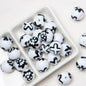 Hand-Painted Halloween Pumpkin Ghost Acrylic Beads 16mm 10