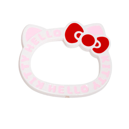 Painted Hello Kitty Acrylic Beads 72mm Colorful Bezel Frame 10pcs 6