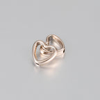 Hollow Heart Acrylic Beads 11x12mm CCB Plastic Mixed Colors 100pcs 3
