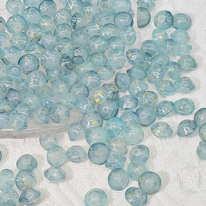 Glass Flying Saucer Spacer Beads 10mm Antique Finish 100pcs 10