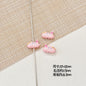 Baking Painted Magic Book Cloud Metal Beads 16mm Cute Pastel 10pcs 15