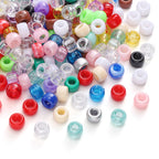 Mixed Style Pony Beads Acrylic 9mm Colorful Assorted 200pcs 5