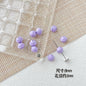 Baking Painted Christmas Tree and Bells Metal Beads 20pcs Festive Colors 20
