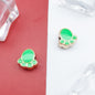 Enamel CCB Plastic Acrylic Beads 9-15mm Large Hole Playful Shapes 40pcs 14