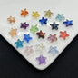 Czech Glass Sea Star Glass Beads 14mm Translucent Colors 100pcs