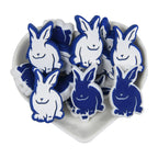 Silicone Focal Beads Easter Bunny Egg Chicken Round 20pcs 4