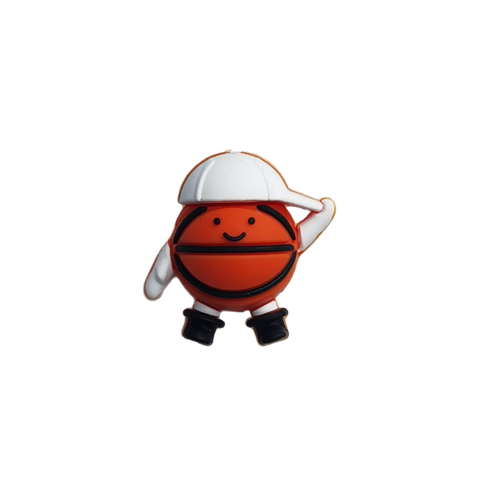 Silicone 3D Focal Beads Sports Football Basketball Characters Dynamic Poses 20pcs 6