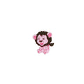Silicone Focal Beads Animal Lion Cub Sitting Pose 10pcs 4