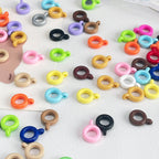 Acrylic Bali Spacer Beads 14mm Solid Color 100pcs