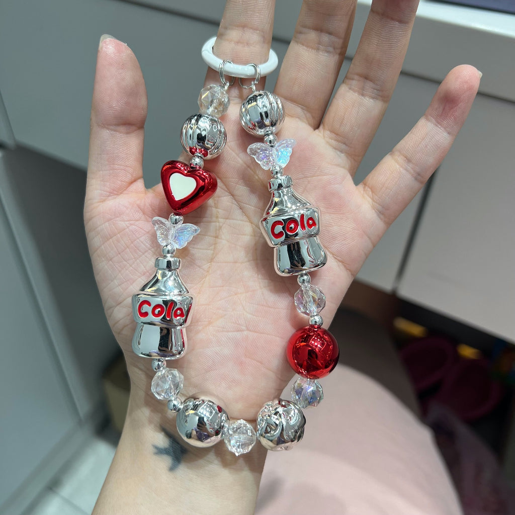 Metal Dual Color Heart Acrylic Beads 15mm Shiny Hollow 50pcs 3