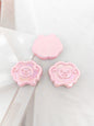 UV Plating Tiny Sheep Acrylic Flat Beads 24mm Glossy Face 50pcs 8