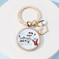Metal Nurses Day Keychain Heart Nurse Cap Medical Theme 11
