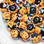 Hand Painted Acrylic Beads 16mm New Year Dog Faces 10pcs 10