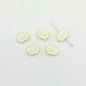 Frame Metal Beads 9x12mm Baking Painted Enamel Alloy 10pcs 11