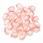 Electroplated Small Fish Glass Beads 10x14mm Translucent 30pcs 24