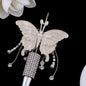 Butterfly Metal Beads 64mm Chunky Tassel Enamel Alloy 3pcs 10