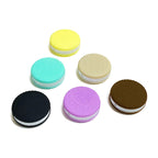 Silicone 3D Focal Beads Macaron Sandwich Cookies Textured Layers 20pcs 4