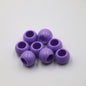 Macaron Acrylic Beads 18mm Large Hole Glossy Mixed Colors 30pcs 12