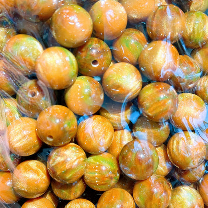 Milky Way Resin Beads 16mm Gradient Multicolor 100pcs 4