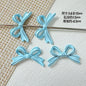 Bow Metal Beads 24mm Painted Lace Pastel Colors 20pcs 8