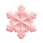 Silicone Focal Beads Snowflake Pastel Colors 20pcs 3
