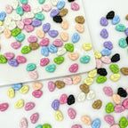 Cartoon Cloud Metal Beads 12mm Painted Alloy 20pcs